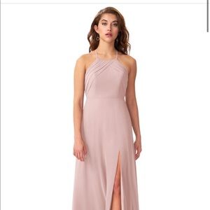 Azazie Cecile Dusty Rose Dress